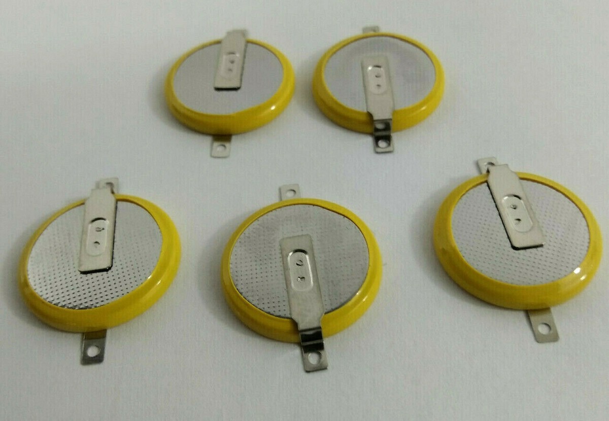 5-Pack CR2025 Batteries With Tabs - Save Game Replacement For Pokemon Game Boy Games