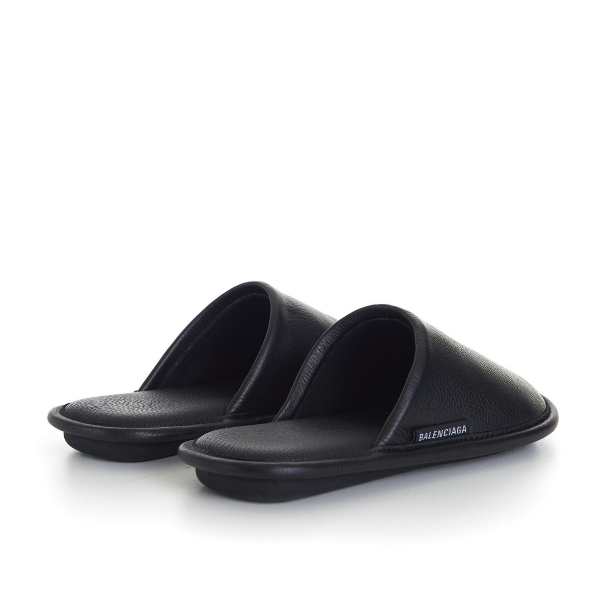 BALENCIAGA 595$ Mule Slippers - Logo Tag, Men