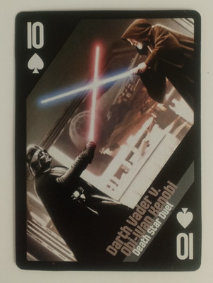 2013 Star Wars Battles Playing Card 10 Spades