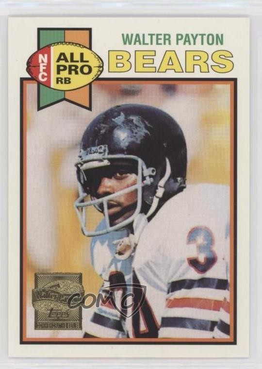 2001 Topps Walter Payton Reprints Walter Payton (1979 Topps) #WP4 HOF s1i