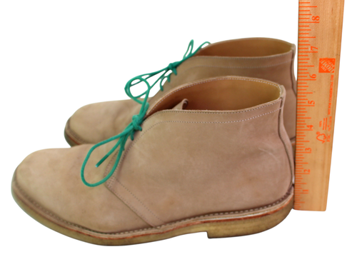 Carreducker London BEIGE LEDER VELOURSLEDER SCHNÜRSTIEFELETTEN HERRENSCHUHE Größe 9 - Bild 8 von 13