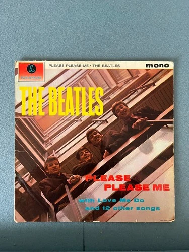 The Beatles Please Please Me PMC1202 Mono UK 1st Pressing Black Gold  Vinyl LP