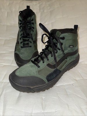 Vans UltraRange Exo Hi MTE Hiking Shoe Boot 500264 Green Men's Sz 9.5 MINT!