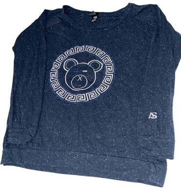 AS Colour Long Sleeve Shirt Women's Medium Scoop Neck Tee Arithmetic's Bear Trip