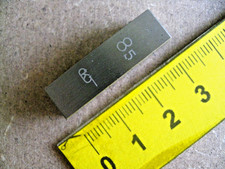 Pojedynczy wymiar końcowy wymiar nominalny 8,5 mm przekrój 30/9 #237