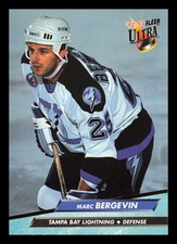 Marc Bergevin #200 1992-93 Ultra Tampa Bay Lightning Hockey