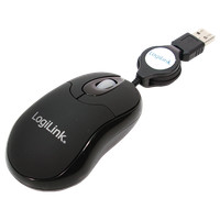 Logilink Maus Optisch Usb Mini Mit Kabeleinzug