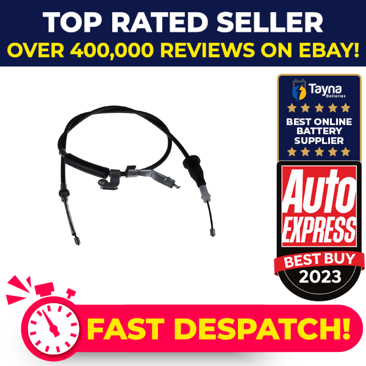 Handbrake Cable Rear Right ADA104613 Blue Print Hand Brake Parking K04860078AD
