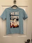 365Kids Boys Size 7 Blue Graphic Crewneck T-shirt — photo 1