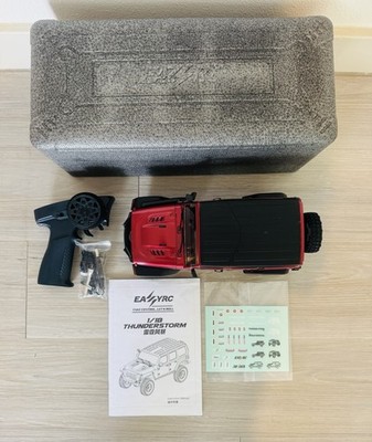 FMS EAZYRC 1/18 Thunderstorm Car Crawler RTR Waterproof OffRoad - Open Box RED