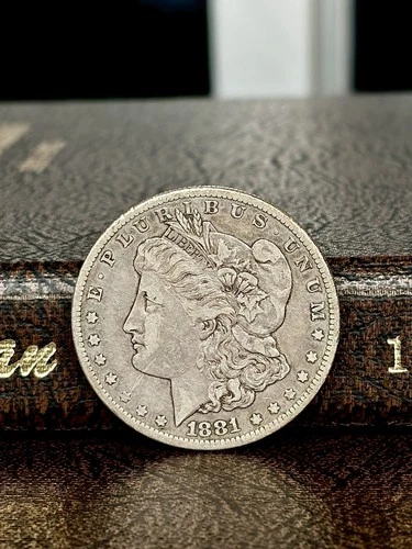 1881 CC Morgan Silver Dollar $1 Circulated Business Strike Carson City 0.9