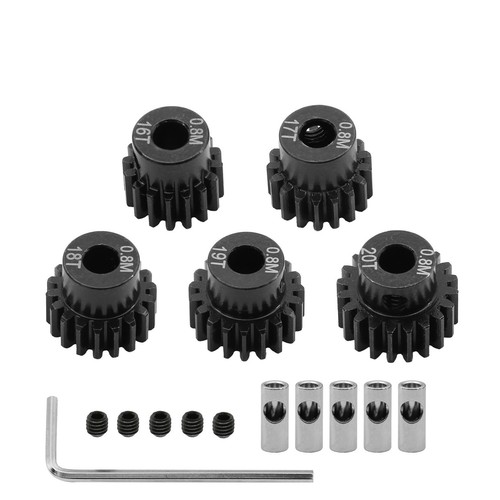 5 engrenages moteur dents acier compatibles avec pour v??hicules RC et accessoir - Photo 4/32