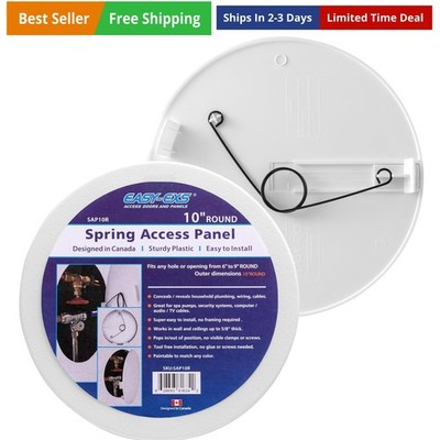 10'' Round Access Panel for Ceiling and Wall - Adjustable from 6 to 9 inches -...