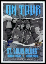 2024-25 Upper Deck On Tour Robert Thomas / Jordan Kyrou St. Louis Blues #OT-21