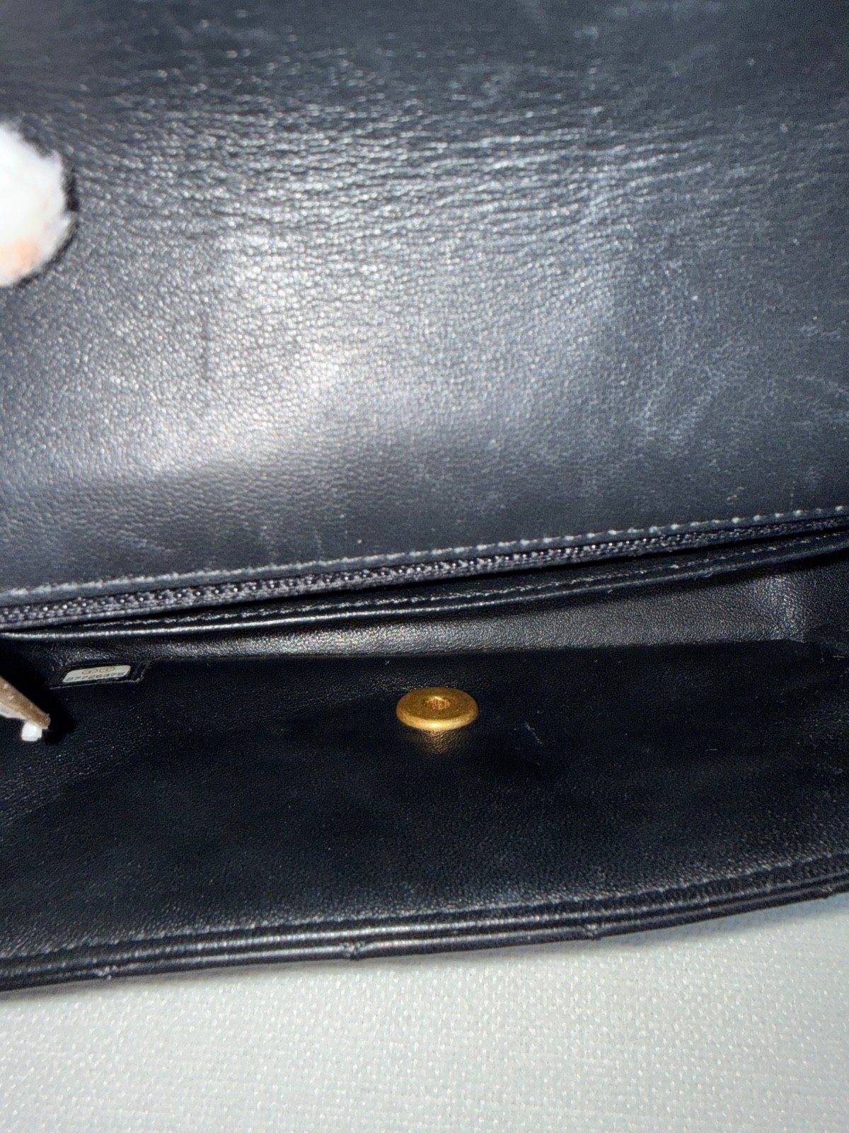 CHANEL Mini Rectangular Flap Bag Black Lambskin w… - image 6