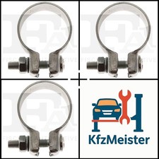 3x ORIGINAL® Fa1 Rohrverbinder, Abgasanlage für VW GOLF IV UP! GOLF V POLO VI