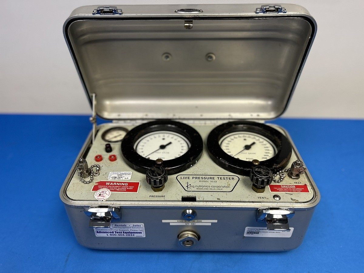 King Nutronics 3112 | 0-100/2000 psi Pressure Calibrator w