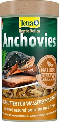 Tetra ReptoDelica Anchovies Schildkröten-Futter - Naturfutter aus 100% kleinen