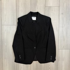 Old Navy Notched Collar Pixie Blazer Long Sleeve Black Medium Jacket 587716