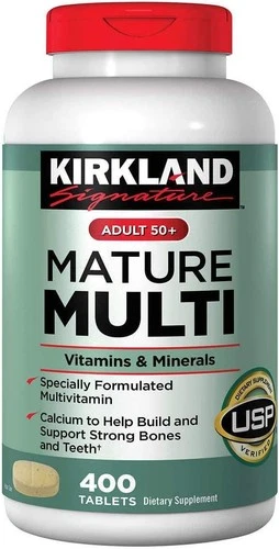 Kirkland Signature Mature Multi-Vitamins & Minerals - 400 Tablets