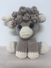 Medium Crocheted Highland Cow NEW HANDMADE