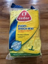 O-Cedar Every-Which-Way Dust Mop Head Refill All Surface Yellow Duster