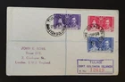 British Solomon Islands 1937 KGVI CORONATION SET FDC REGISTERED Cover  TUGALI