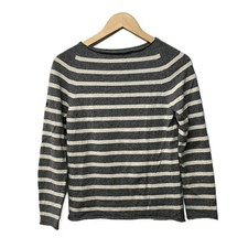 YURI PARK Gray White Women's Sweater