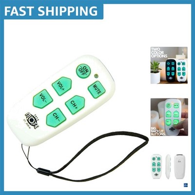 Compact Big Button Remote Control - Ideal for Seniors & Vision Impaired Users