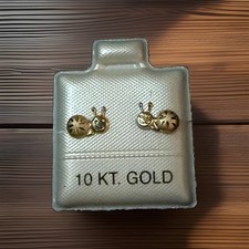 Albani 10K Yellow Gold Snail Stud Earrings