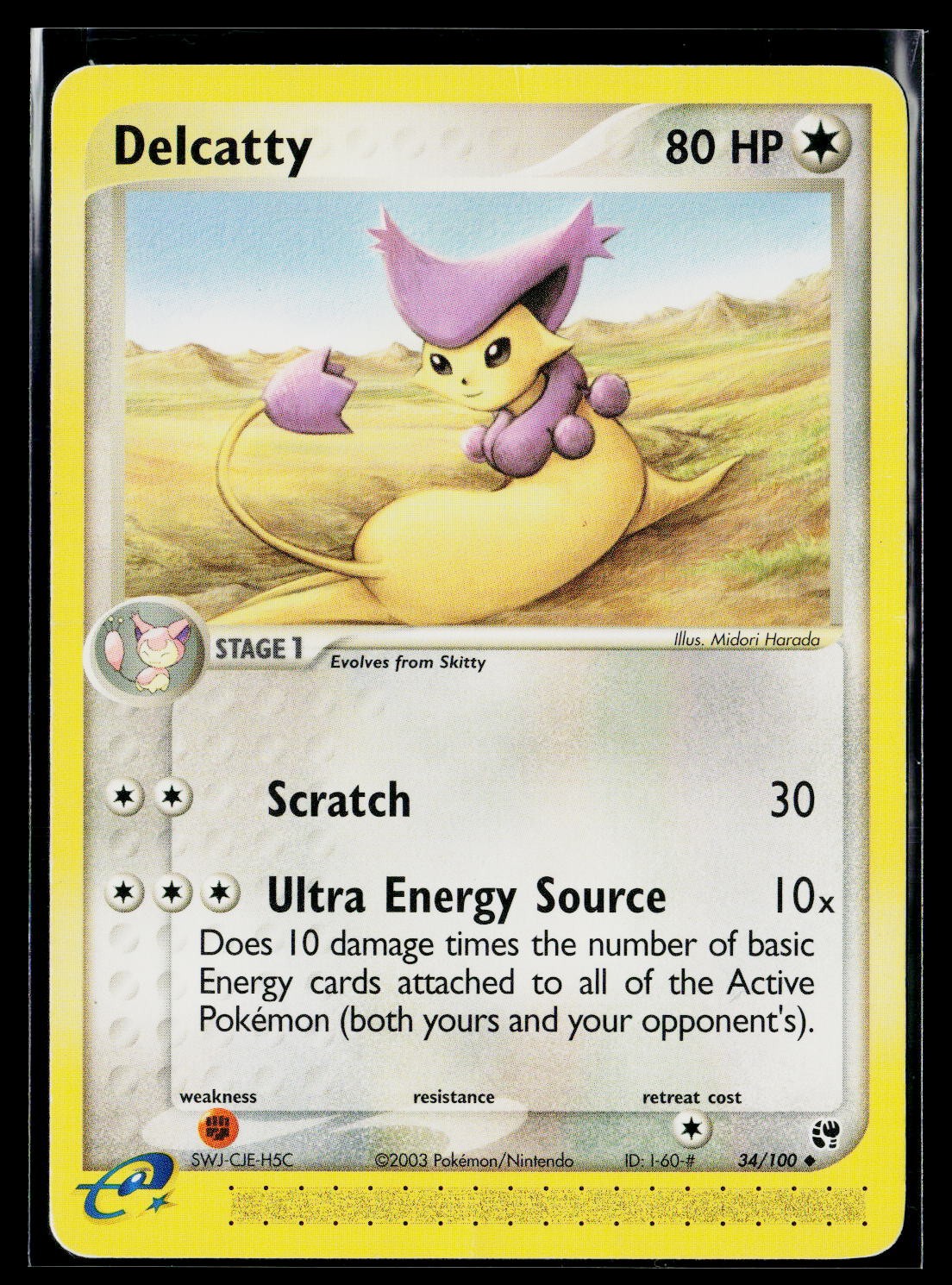 Sandstorm #34/100 Delcatty