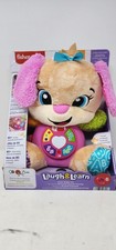 Fisher-Price Laugh Learn Smart Stages Sis Pink Puppy Dog Plush Infant Toy NEW