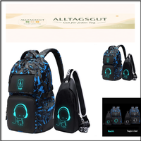 Asge Schulrucksack Reflektierend Daypacks Outdoor Wasserdicht