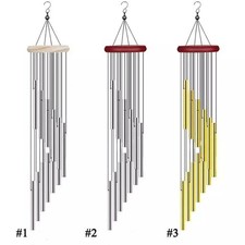 Wind Chimes Large Outdoor Deep Tone Chapel Bells 12 Tubes Gift Decor for Balcony