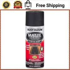 Rust-Oleum Black Matte Car Spray Paint 12 oz - 6 Pack | Automotive Finish