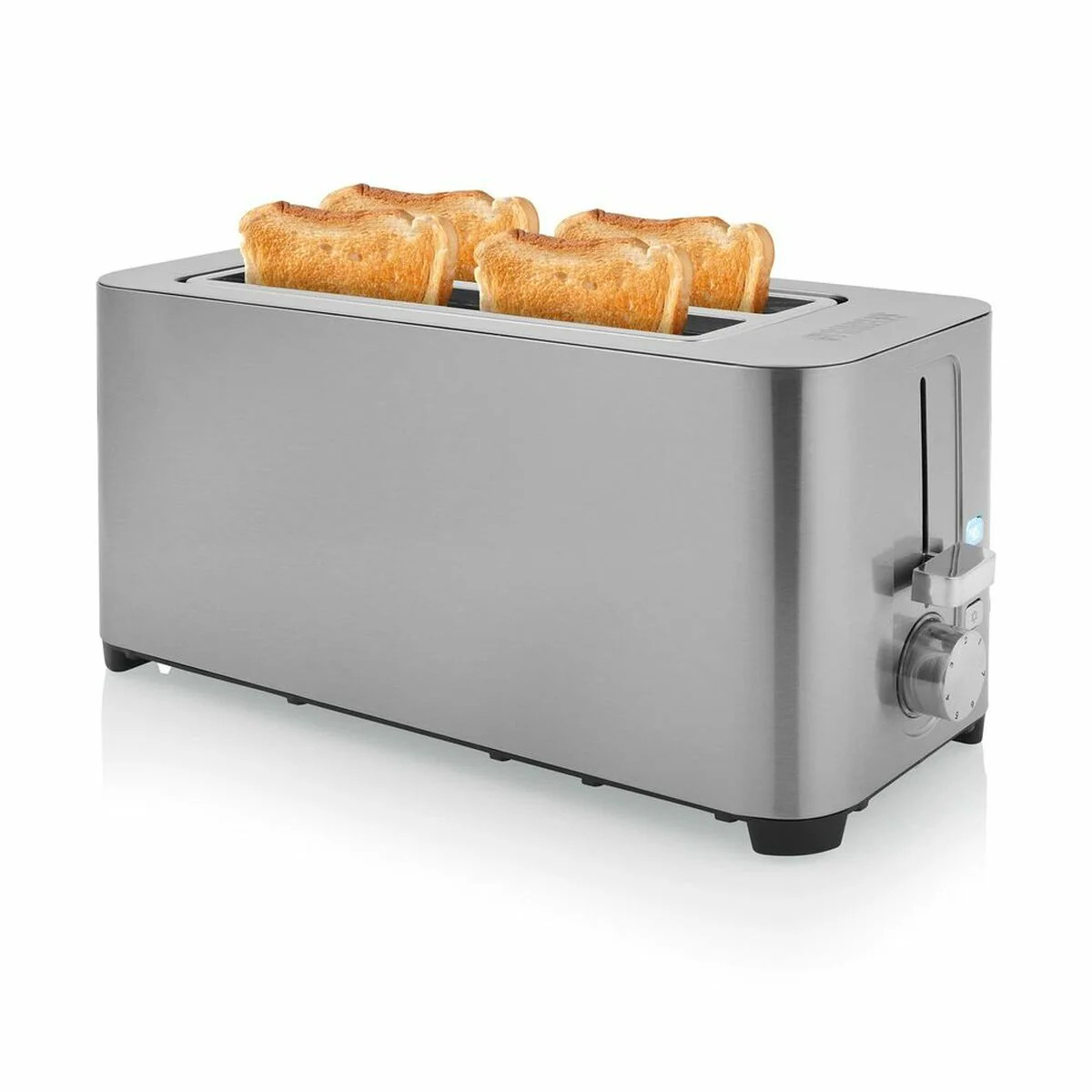 Toaster Princess 1400 W Edelstahl mit Wiederheizfunktion