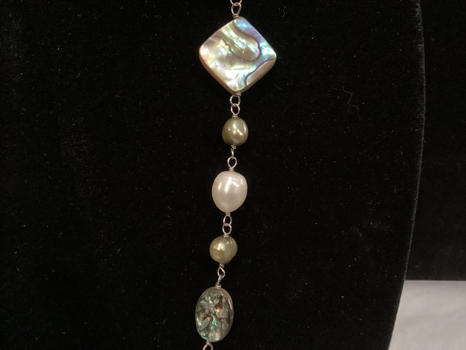 AUTHENTIC SIGNED CGI STERLING SILVER, CULTURED PE… - image 8