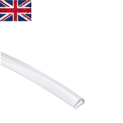 1 m transparenter PVC U-Kanal Kantenschutz - stoßdämpfende & isolierende Dichtung
