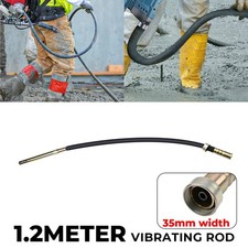 1.2m 35mm Vibrating Poker Flexible Hose For Electric Concrete Vibrator Hand Held
