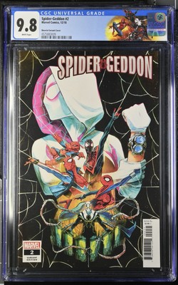 Spider-Geddon #2 CGC 9.8 Ivan Shavrin 1:25 Variant Marvel Comics 2018