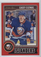 2014-15 O-Pee-Chee Wrapper Redemption Red Border Casey Cizikas #230 0c3