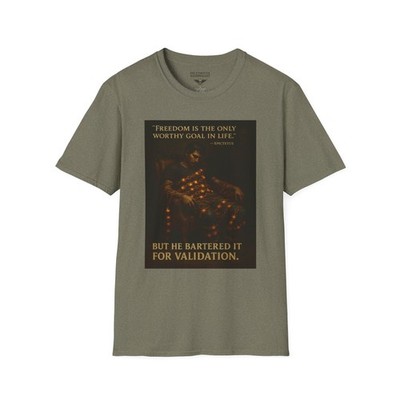 Freedom Is the Only Worthy Goal Unisex Graphic Tee Diogenes Philosophy Artwork