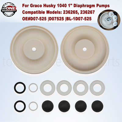 #ad #ad D07 525 D07525 Fluid Section Repair Kit fits Graco Husky 1040 1quot; Diaphragm Pump $104.50