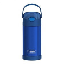 THERMOS FUNTAINER 12 Ounce Stainless Steel Vacuum Insulated Kids Straw Bottle, B