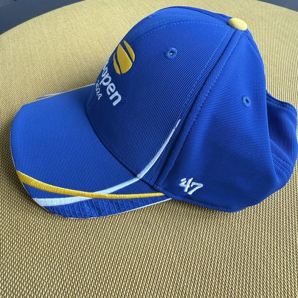 Gorra US Open Correa Trasera Talla Única Azul Amarillo Grand Slam Tenis Nueva York 2024 Para Hombres Foto 2 de 4