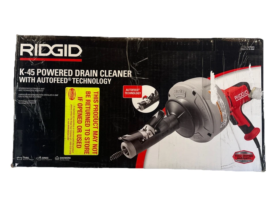 RIDGID K-45AF Powered Drain Cleaner with Auto Feed Technology 35473 - Image 2 of 4