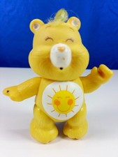 FUNSHINE BEAR Kenner Care Bears Vintage PVC Poseable Figure 1983-84
