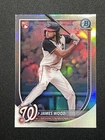 2025 Bowman Chrome Red Rookie Redemption Refractor James Wood Nationals RC / SP