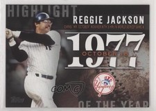 2015 Topps Update Highlight of the Year Reggie Jackson #H-77 HOF 04eb
