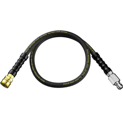 #ad Pressure Washer Hose 5 FT Whip Hose with 3 8 Inch Quick Connect Adapter Set $29.10